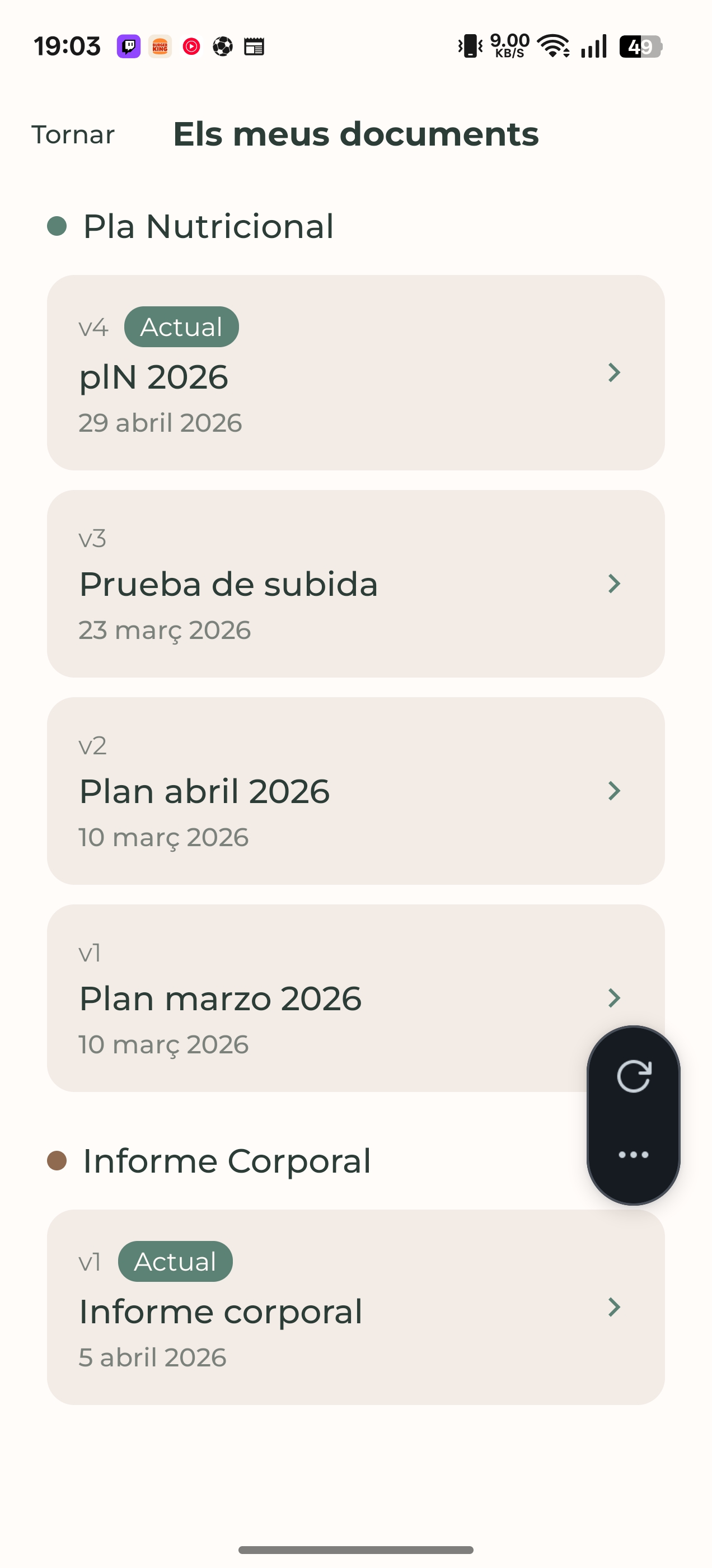 Mis documentos